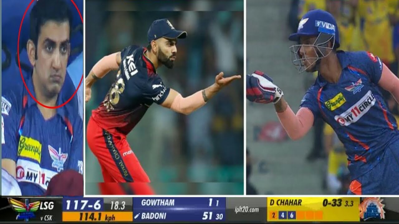 Ayush badoni doing celebration like Virat Kohli after his half century | CSK vs LSG IPL 2023