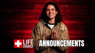 Sunday Announcements (5/31/2026)