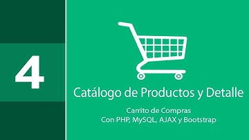 4- Catálogo de productos de carrito de compras con PHP, MySQL, AJAX y Bootstrap