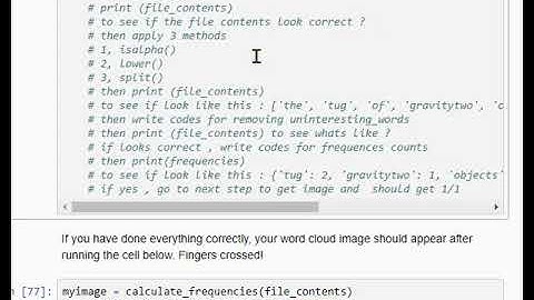FAQs Final Project Word Cloud. Got Image but no 1/1 grade