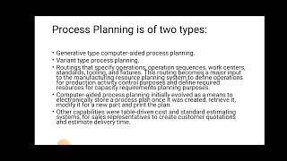 ME3792-Computer Aided Process Planning