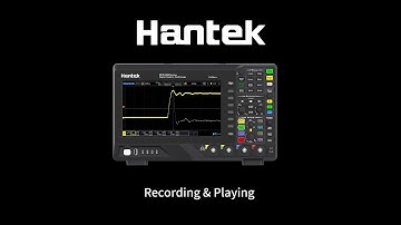 Waveform recording function of oscilloscope #oscilloscope #record #hantek