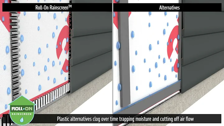 Roll On Rainscreen™️ with 3M™️ 3015 VP Air/Water Barrier