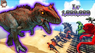 Lv 1M Carcharodontosaurus VS Mod Dinosaurs | ARK Mod Battle Ep.445