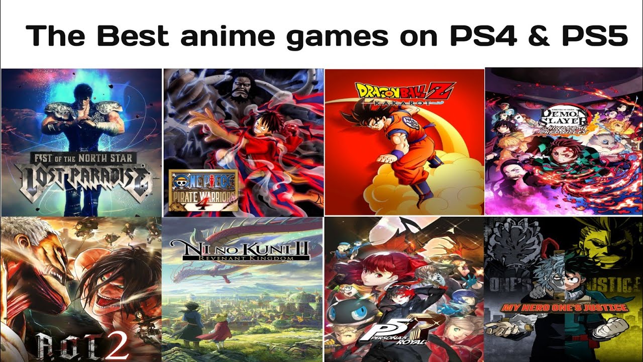 The best anime and manga games on PS4 and PS5