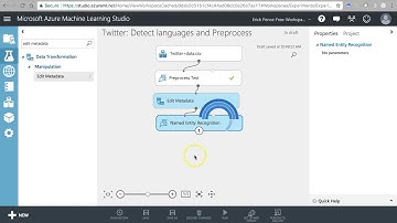 Azure Machine Learning Studio: Named Entity Recognition