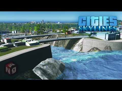 Видео: Cities Skylines - Большая рукотворная река! #26