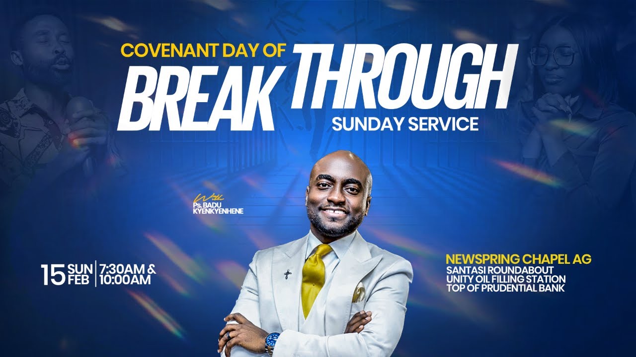 COVENANT DAY OF BREAKTHROUGH || 1ST SERVICE || 15-02-2026 - YouTube