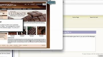 Add A Message Bar To Your Page Header - Merchant Designer Module  / Miva Merchant