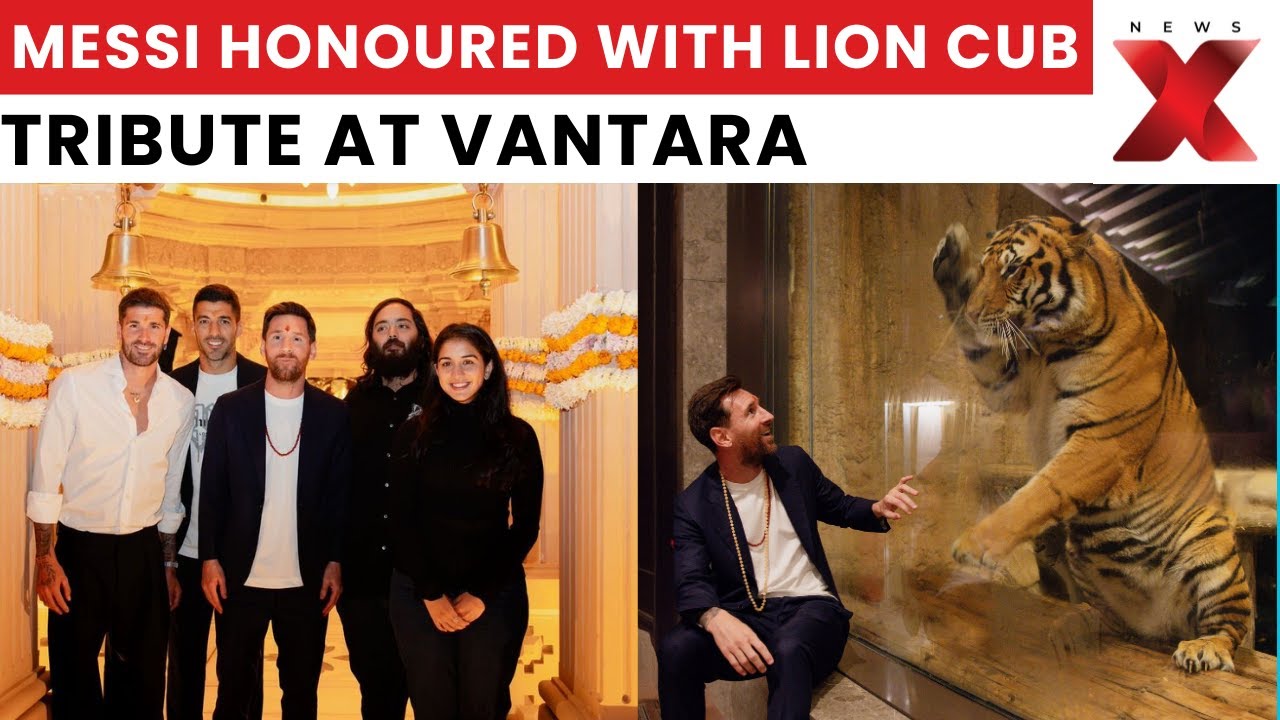 Messi at Vantara: Prayers, Wildlife Conservation Tour and a Lion Cub in His Name
