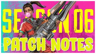 NEW Apex Legends Season 6 Patch Notes | Evo Shield Changes, Crafting, Updated Map, and Crypto Buff!