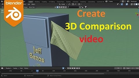 Blender Tutorial | Create 3D comparison video in Blender