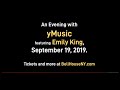 Announcing yMusic with Emily King at the Bell House