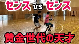 【天才】桜丘の歴代で唯一天才と呼ばれた粂たつや選手と激闘1on1！！