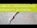 GRIETAS POR ESFUERZOS DE FLEXIÓN