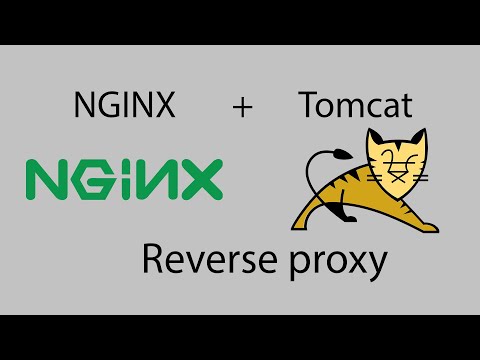 Let's configure nginx and tomcat using reverse proxy