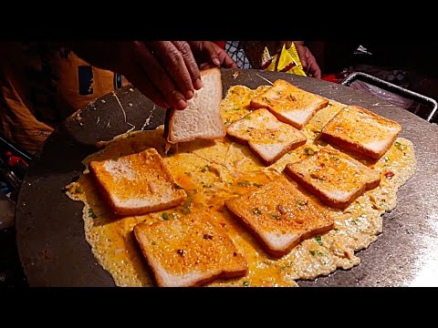 bánh mì ấn độ New Mon ăn đường phố Ấn Độ - bánh mì trứng chiên