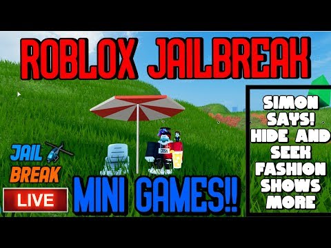 Roblox Jailbreak Live Mini Games Viewers Can Join Robux Giveaway Money Giveaways Youtube - yolo roblox jailbreak