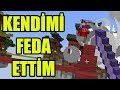 KENDİMİ FEDA ETTİM (EFSANE OYUN) !!! | BED WARS