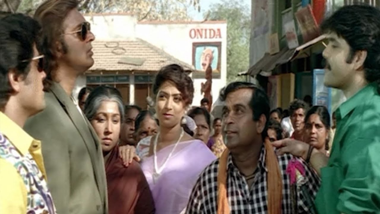 Nagarjuna And Brahmanadam Making Fun Of Villains Scene || TFC Comedy Time brahmanandam comedy scenes ravi teja