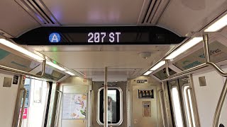 NYC Subway IND R211A (A) Train Full Train Ride From Far Rockaway-Mott Avenue to Inwood-207 Street