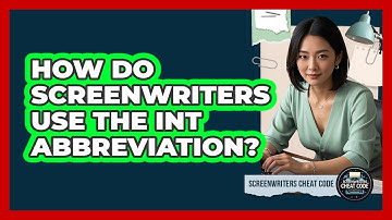 How Do Screenwriters Use The INT Abbreviation?