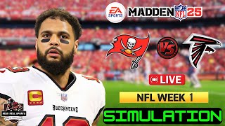BUCS vs FALCONS | NFL WEEK 1 | MADDEN 25 PREDICTIONS
