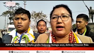 NPP’s Santa Mary Shylla grabs Saipung Sutnga seat, defeats Vincent Pala