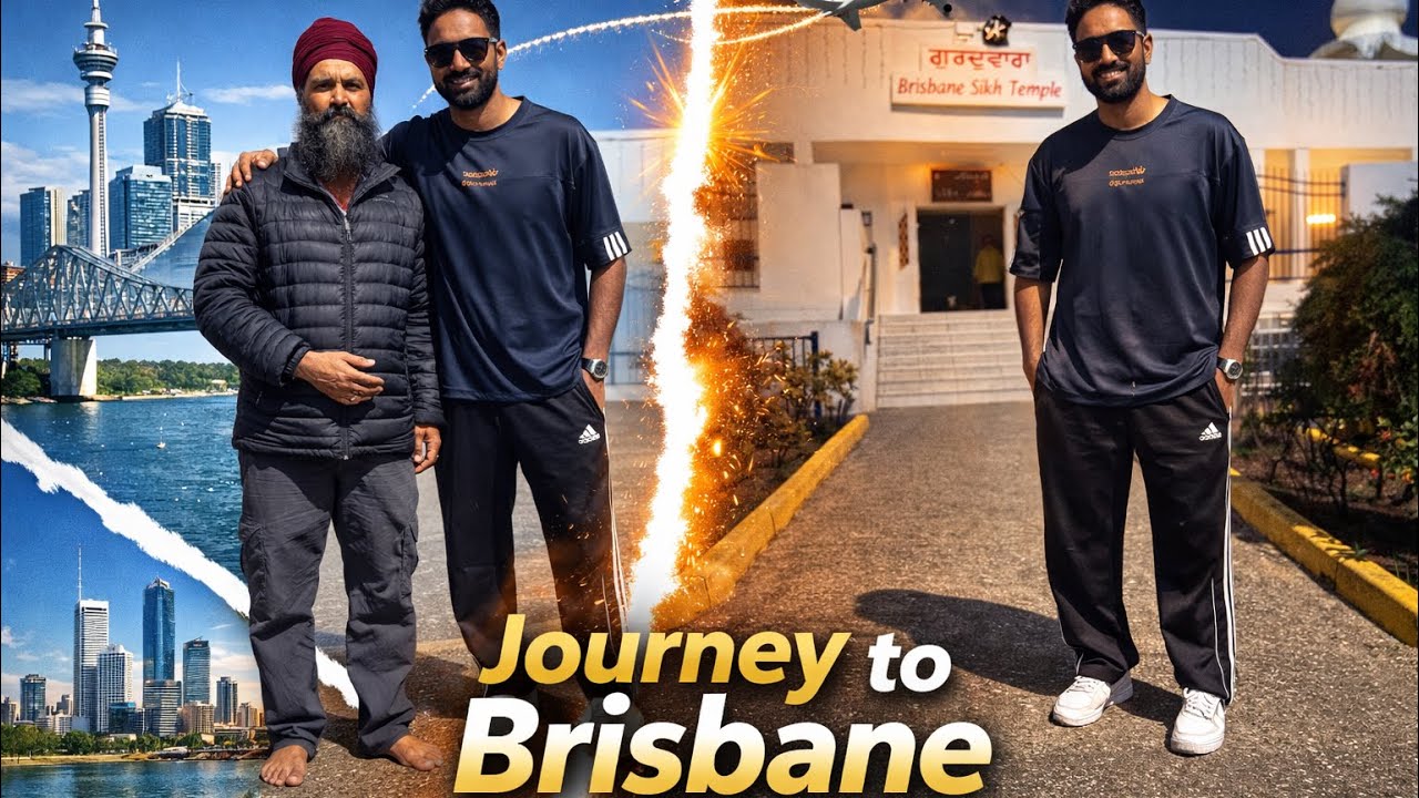 Auckland to Brisbane ✈️ | Gurudwara Sahib Darshan# deepabazid wala