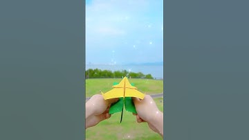 Easy Origami | How To Make an Easy Origami Super Airplane (In 30 seconds)#origami #diy #tutorial