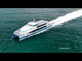 Incat crowther 45m aluminium 500 pax fast ferry xin ming zhu ix 9 sea trial  3 apr 2024