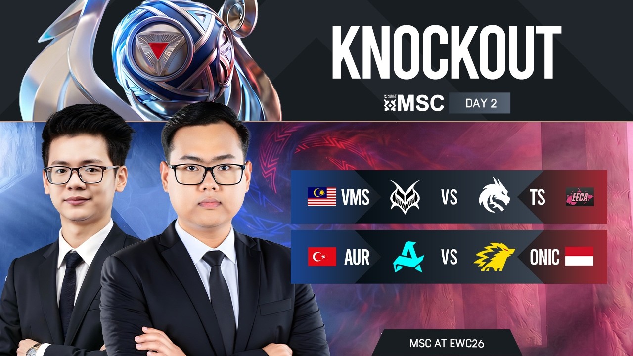 [Official Restream] MLBB MSC at EWC 2026 | KnockOut Day 2 | 🇲🇲LIVE🔴