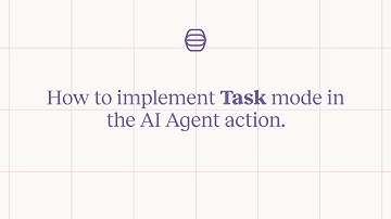 How to - Leverage the AI Agent action in Task mode