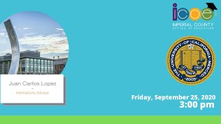 5.3 UC Merced - Higher Education Week 2020