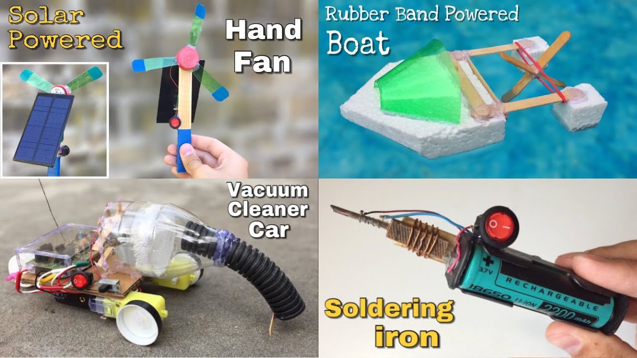 4 COOL DIY INVENTIONS You Can Make at Home - YouTube