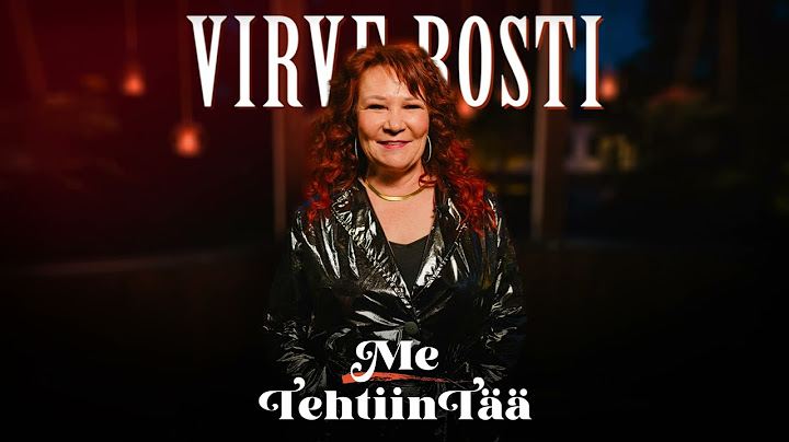 Virve Rosti - Me tehtiin tää (Vain elämää kausi 14) (Official Audio)