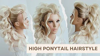 High Ponytail Hairstyle – Stunning Professional Technique