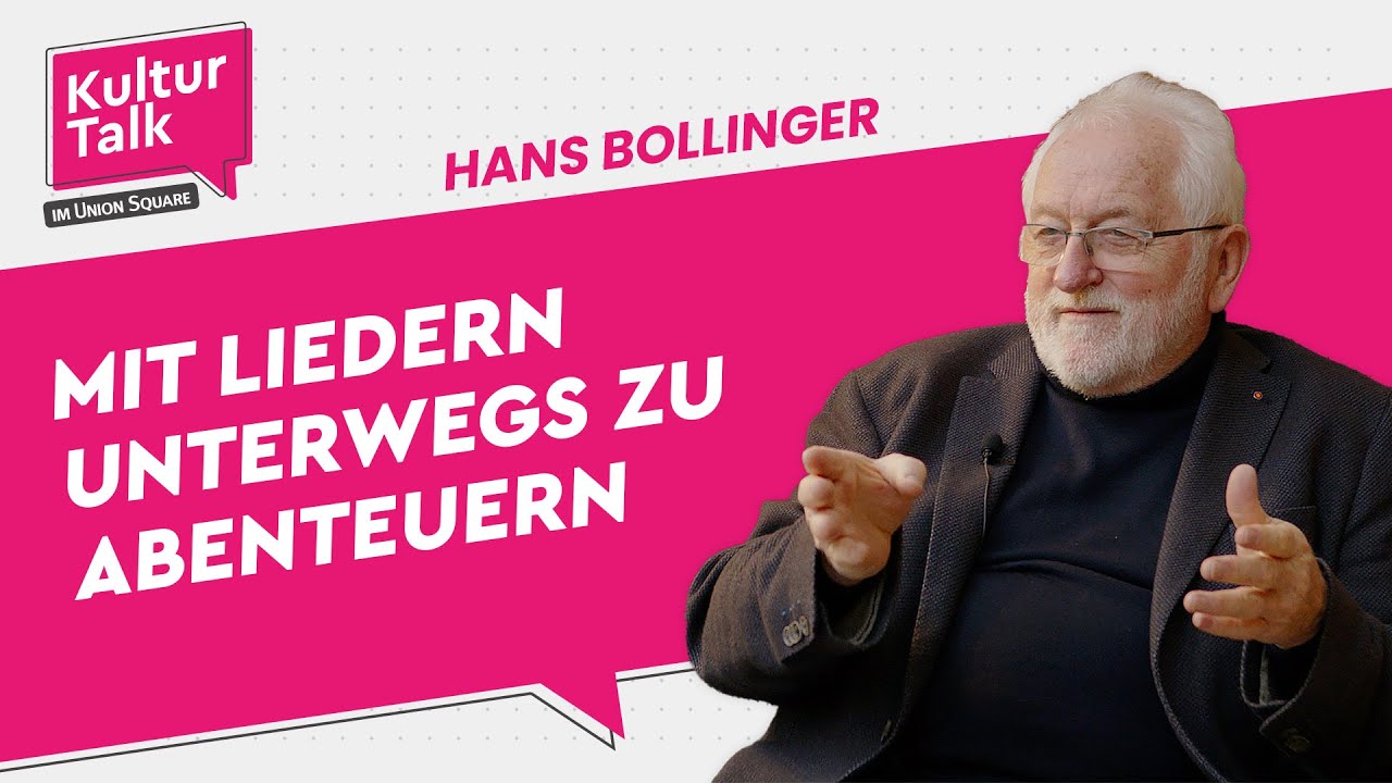 Mit Liedern unterwegs zu Abenteuern | Kultur Talk mit Hans Bollinger