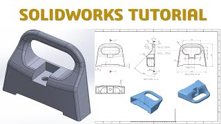 Solidworks Tutorial #42 | 3D Model Basic Beginners | CADCAM TUTORIAL