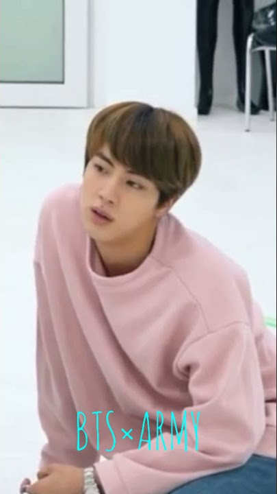 who taught him to sit like that😂💜😁jinaa💜