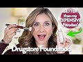 Incredible DRUGSTORE Foundation Discovery. DUPE for My High End Serum Foundations!