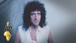 Brian May - Backstage Interview (Live Aid 1985)