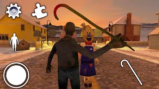 Playing As “Hitter Grandpa” In Ice Scream 2! screenshot 3