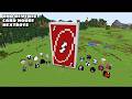 SURVIVAL UNO REVERSE CARD HOUSE WITH 100 NEXTBOTS in Minecraft - Gameplay - Coffin Meme