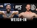 UFC 246: Weigh-in