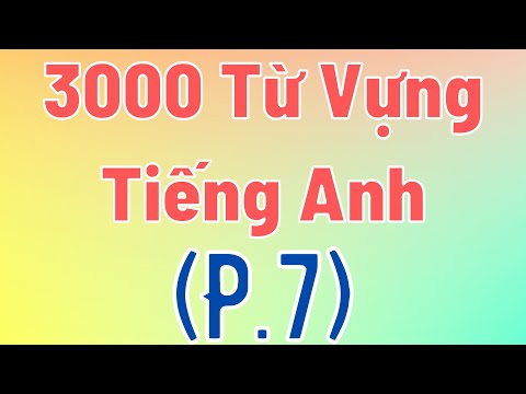 Video 3000 từ vựng tiếng Anh thông dụng - Bài 7: Học các... - youtube