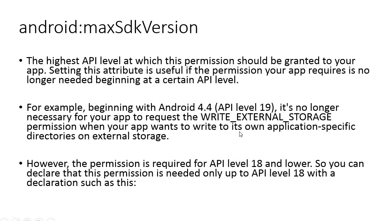 Uses permission uses sdk ur module 2 lecture 2 ze 237 youtube