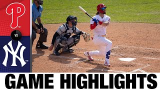 Bryce Harper leads Phillies to 11-7 win | Phillies-Yankess Game Highlights 8\/5\/20