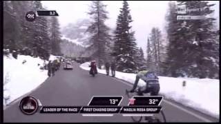 giro d'italia 2013 - climb tre cime di lavaredo - part 1