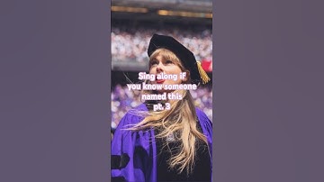 Sing along if you know someone named this #taytay #taylorswift #shorts #viral #trend #fyp #swifties